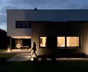 House Fitted at Night