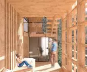 The Net project, first floor interior