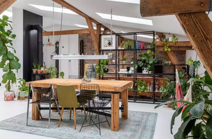 Loft w Poznaniu, część jadalni