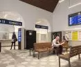 Visualization of the train station in Sochaczew after modernization