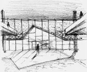 Mediateka in Wroclaw, sketch