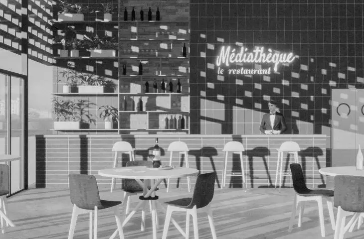Restauracja w Mediatece