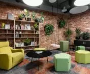 Columbus Energy office, space in natural tones