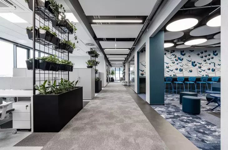 Columbus Energy office in Krakow, open space