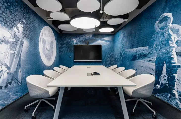 Columbus Energy office, space theme