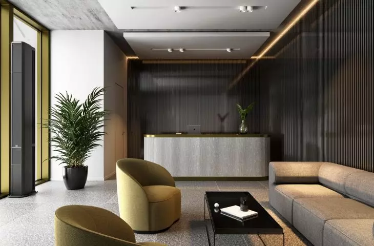Visualization of an office building on the MTP grounds at Grunwaldzka Street in Poznań, by CDF Architekci.