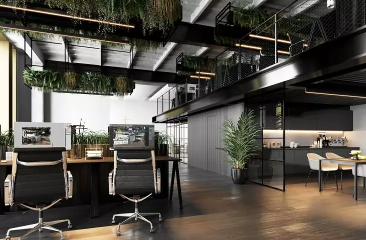 Visualization of an office building on the MTP grounds at Grunwaldzka Street in Poznań, by CDF Architekci.