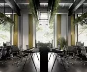 Visualization of an office building on the MTP grounds at Grunwaldzka Street in Poznań, by CDF Architekci.