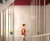 Projekt Domu Pomocy Społecznej w Krakowie, klatka schodowa