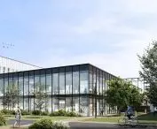 Projekt rozbudowy i adaptacji uczelni PWSIP w Łomży, łącznik