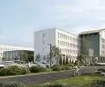 Projekt rozbudowy i adaptacji uczelni PWSIP w Łomży, wejście główne