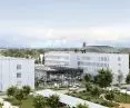  Projekt rozbudowy i adaptacji uczelni PWSIP, widok z lotu ptaka