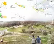 Park named after Cichociemnych Spadochroniarzy AK in Warsaw after reconstruction (visualization).
