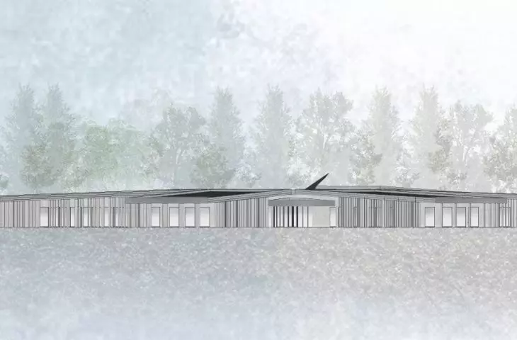 Sun School project, facade
