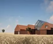 Farm House znajduje się pośród pól uprawnych