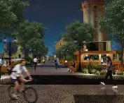 Wladyslaw Reymont Square in Zlotorya, traffic solutions