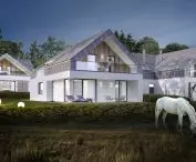 Tymiankowa estate in Lodz is located near a horse farm