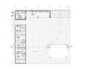 Monada project, floor plan of catering building