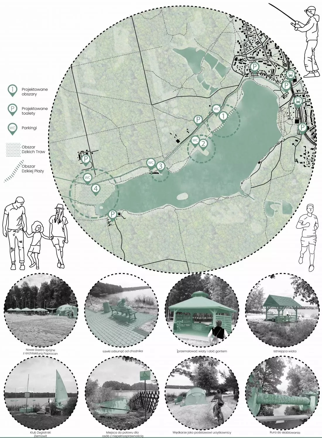 Plan zagospodarowania terenu jeziora w Tychach