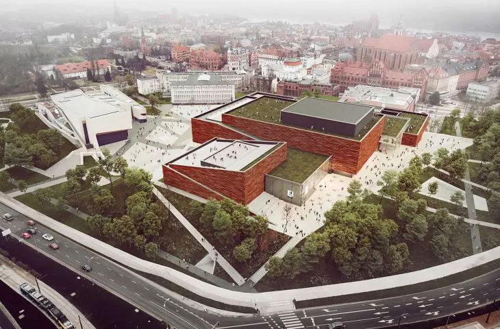 Competition design for the headquarters of the CAMERIMAGE European Film Center in Toruń