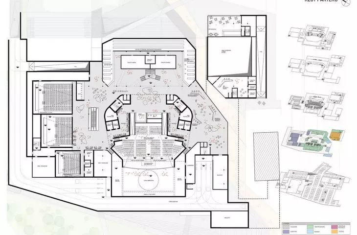 Competition design for the headquarters of the CAMERIMAGE European Film Center in Toruń