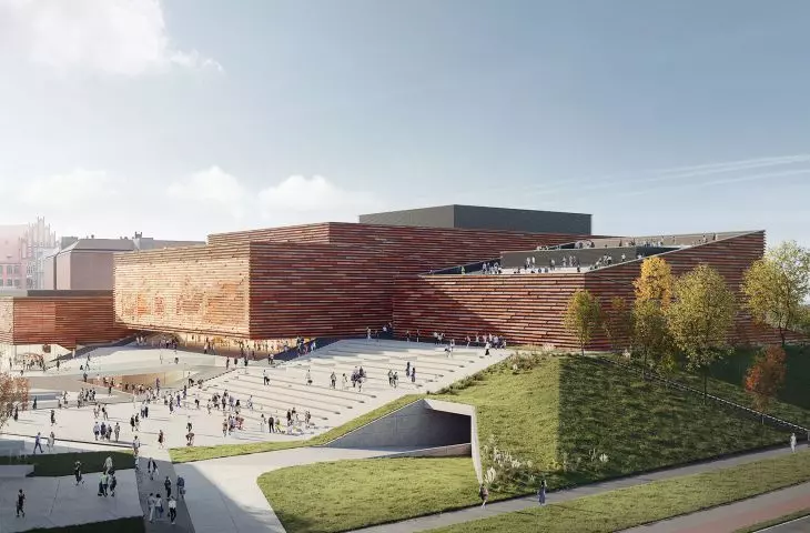 Competition design for the headquarters of the CAMERIMAGE European Film Center in Toruń