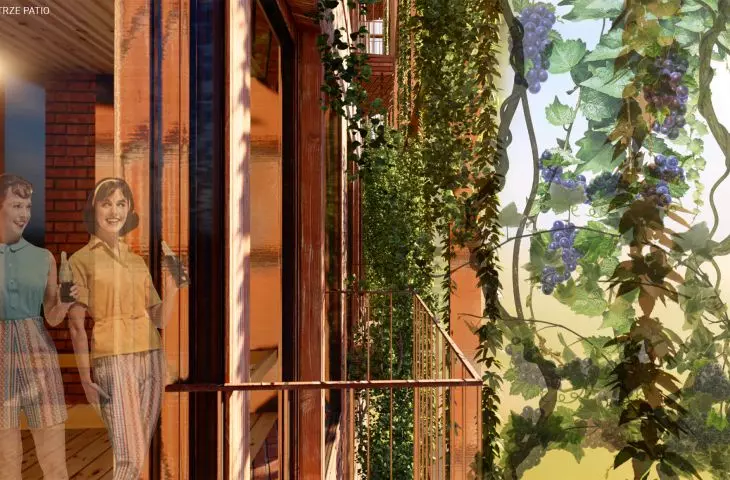visualization of the balcony