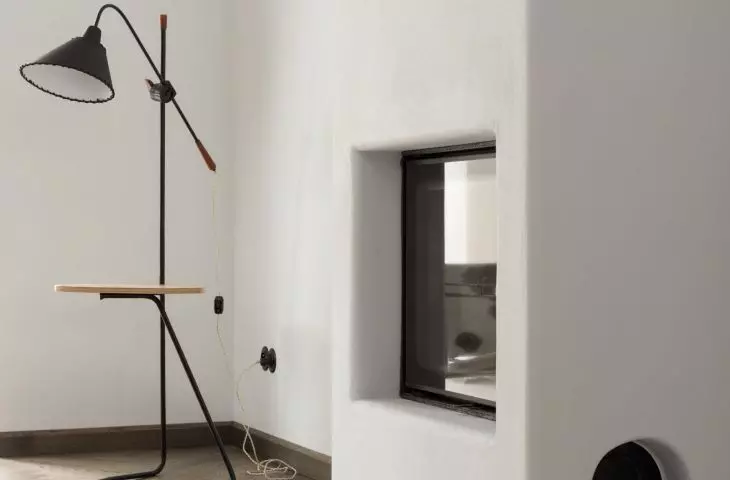 minimalist fireplace