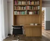 desk on the first floor
