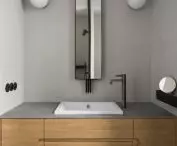 smaller bathroom on the first floor