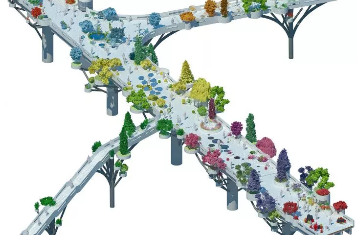 Seoullo 7017 Skygarden, proj. MVRDV