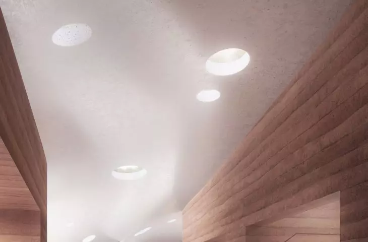Shared lobby space with entrance to Festival Center, Market and Education Center