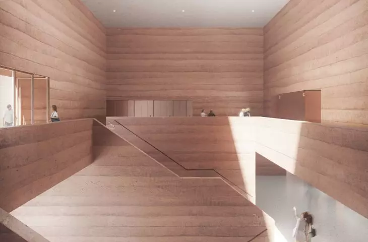 foyer of the Festival Center