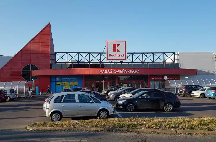 Centrum handlowe przy ul. Opieńskiego w Poznaniu (dawne Tesco)