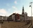 Visualization of the Old Market Square in Poznań after renovation