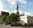 Visualization of the Old Market Square in Poznań after renovation