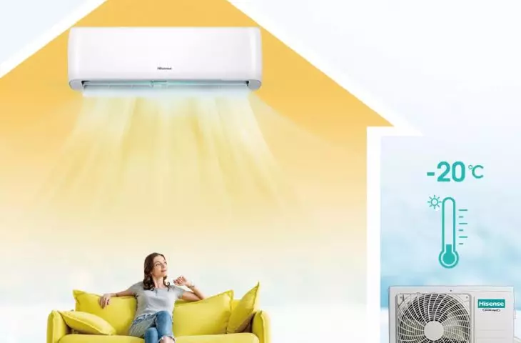 klimatyzator Hisense  Energy Pro — praca do -20 st. 