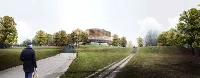 projekt konkursowy Filharmonii Narodowej w&nbsp;Wilnie
