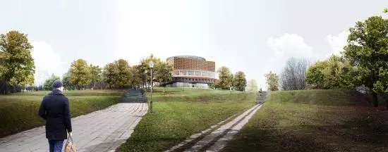 projekt konkursowy Filharmonii Narodowej w&nbsp;Wilnie