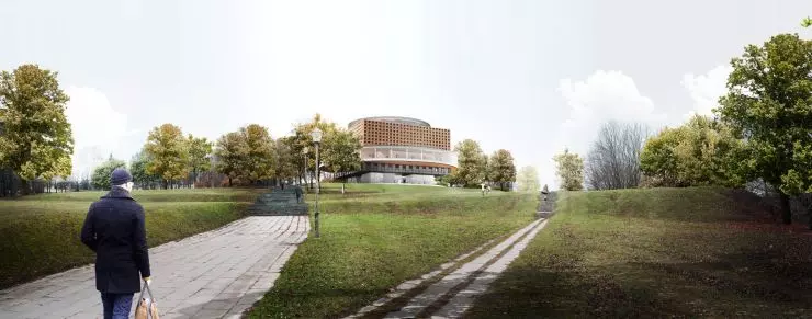 projekt konkursowy Filharmonii Narodowej w&nbsp;Wilnie