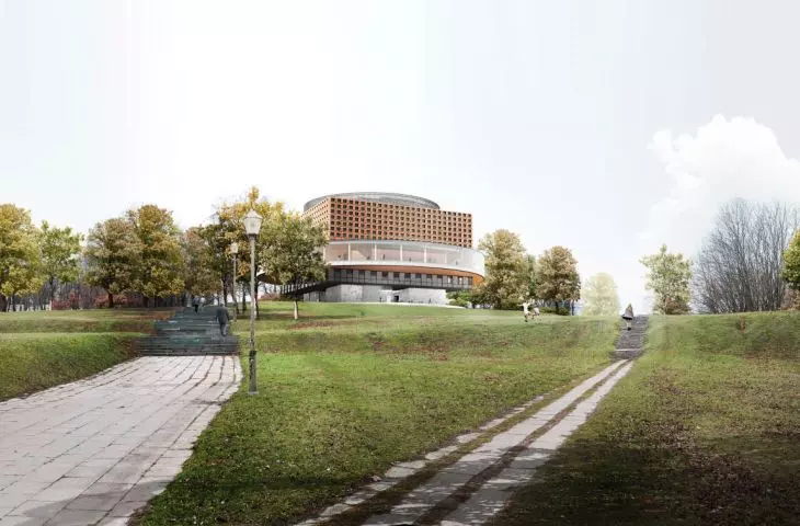 projekt konkursowy Filharmonii Narodowej w Wilnie, 2019