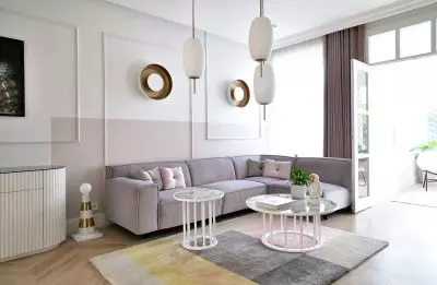 przestronny salon