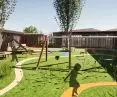 Courtyard with playground