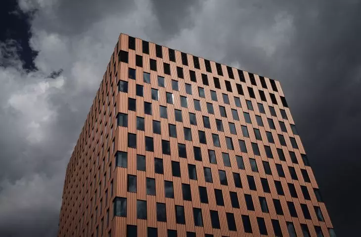 Wave office building features modular facade