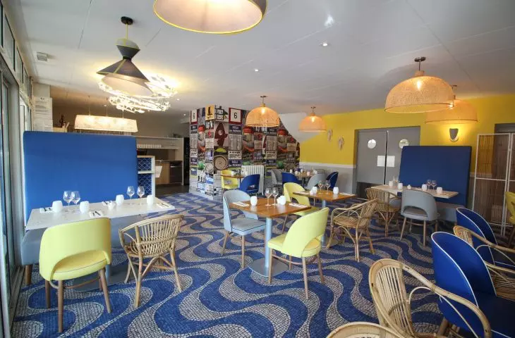 printed patterns on the floor according to the customer's design