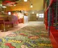 printed patterns on the floor according to the customer's design
