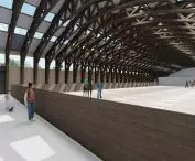 Hipoterapia Pogórze, wnętrze ujeżdżalni