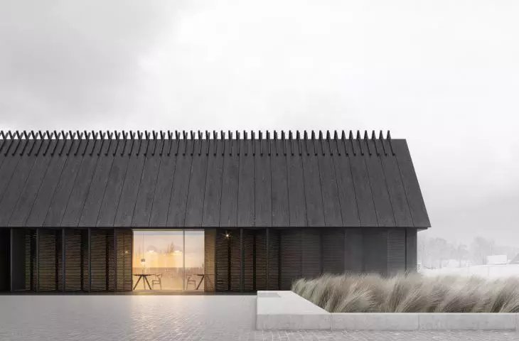 Minimalism Center, restaurant building