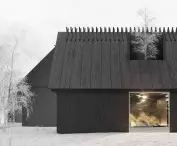 Budynek lobby, widok od strony wjazdu