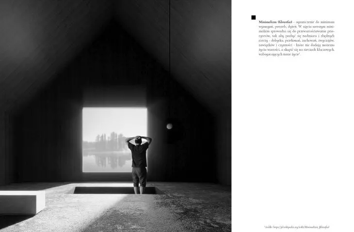 Interior of the meditation building